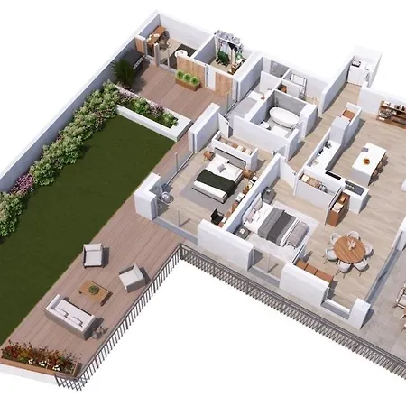 アパート Contemporary Penthouse With Cinema And Breath-taking Lakeview