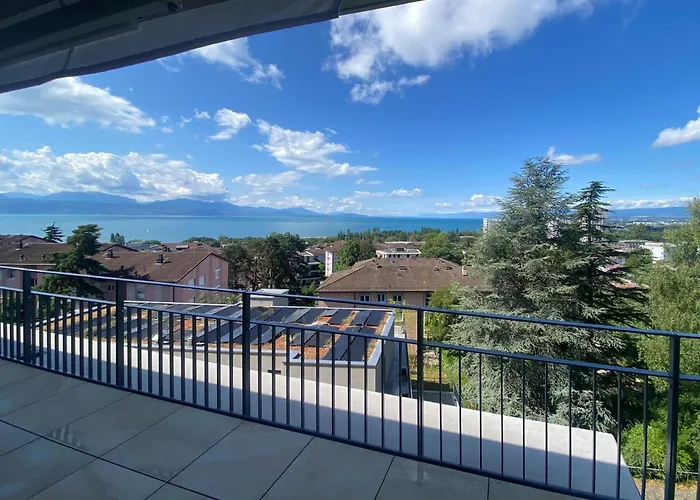 Contemporary Penthouse With Cinema And Breath-taking Lakeview Apartment Lausanne